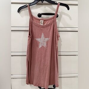 NWOT Magnolia Pearl Lana Tank Dusty Pink Star
